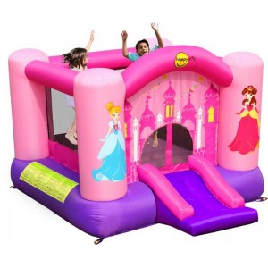 Надувной батут Веселая Принцесса Happy Hop Princess Slide and Hoop Bouncer 9201P
