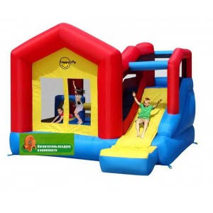 Надувная горка игровой центр прыг-скок  Happy Hop Climb and Slide Bouncy House 9064N