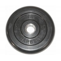 Диск обрезиненный barbell 31 мм 2.5 кг
