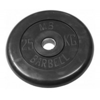 Диск обрезиненный barbell 31 мм 25 кг