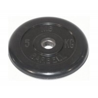 Диск обрезиненный barbell 51 мм 5 кг