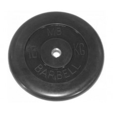 Диск обрезиненный barbell 51 мм 15 кг