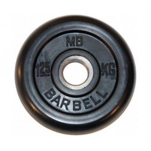 Диск обрезиненный barbell 26 мм 1.25 кг