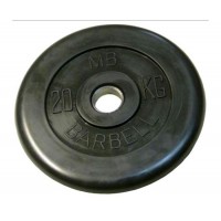 Диск обрезиненный barbell 26 мм 20 кг