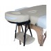Массажный стол DFC NIRVANA, Relax, дерев. ножки, цвет бежевый + кремовый