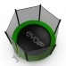 Распродажа - EVO JUMP External 8ft (Green) + Lower net. Батут с внешней сеткой и лестницей, диаметр 8ft (зеленый) + нижняя сеть