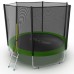 Распродажа - EVO JUMP External 10ft (Green) Батут с внешней сеткой и лестницей, диаметр 10ft (зеленый)