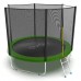 Распродажа - EVO JUMP External 10ft (Green) Батут с внешней сеткой и лестницей, диаметр 10ft (зеленый)