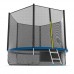 Распродажа - EVO JUMP External 10ft (Blue) + Lower net. Батут с внешней сеткой и лестницей, диаметр 10ft (синий) + нижняя сеть
