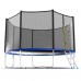 Распродажа - EVO JUMP External 12ft (Blue) Батут с внешней сеткой и лестницей, диаметр 12ft (синий)