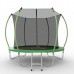 Распродажа - EVO JUMP Internal 10ft (Green) Батут с внутренней сеткой и лестницей, диаметр 10ft (зеленый)