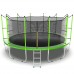 Распродажа - EVO JUMP Internal 16ft (Green) Батут с внутренней сеткой и лестницей, диаметр 16ft (зеленый)