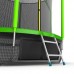 Распродажа - EVO JUMP Cosmo 8ft (Green) + Lower net. Батут с внутренней сеткой и лестницей, диаметр 8ft (зеленый) + нижняя сеть