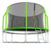 Распродажа - EVO JUMP Cosmo 12ft (Green) Батут с внутренней сеткой и лестницей, диаметр 12ft (зеленый)
