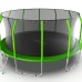 Распродажа - EVO JUMP Cosmo 16ft (Green) Батут с внутренней сеткой и лестницей, диаметр 16ft (зеленый)