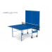 Теннисный стол Start Line Olympic Optima blue - компактный стол для небольших помещений со встроенной сеткой 