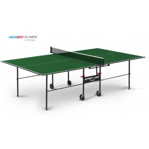 Теннисный стол Start Line Olympic green с сеткой  6021-1